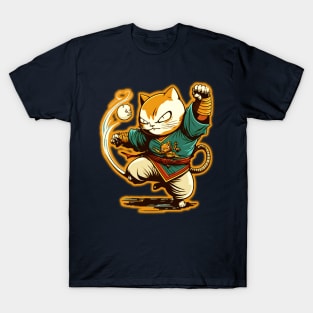 cat kung fu T-Shirt